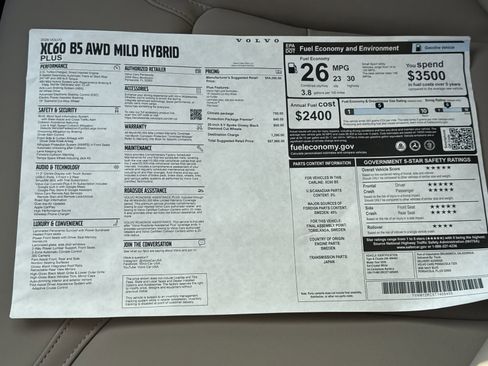 New 2026 Volvo XC60 B5 Plus w/ Protection Package Premier image 32