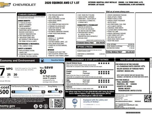 Used 2020 Chevrolet Equinox LT image 43