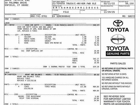 Used 2021 Toyota C-HR XLE image 9