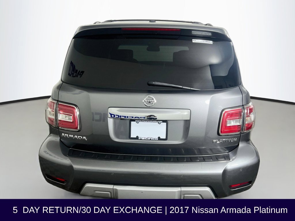 Used 2017 Nissan Armada Platinum w/ Interior Lighting Package AWD/4WD image 7