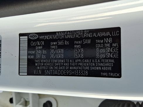 New 2025 Hyundai Santa Cruz SE image 19