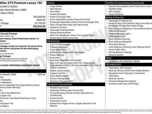 New 2026 Cadillac XT5 Premium Luxury image 17