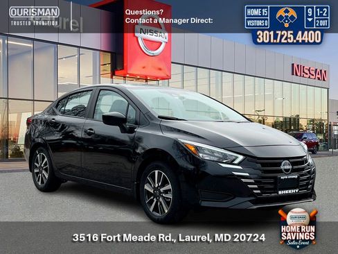 New 2025 Nissan Versa SV w/ Trunk Package image 1