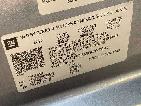 Used 2021 Chevrolet Silverado 1500 Custom Trail Boss image 30