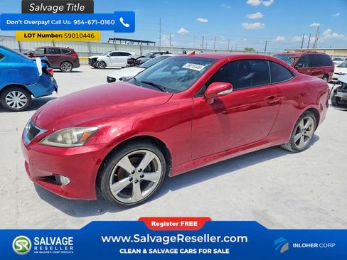 Used 2012 Lexus IS 250C w/ Luxury Pkg RWD image 1