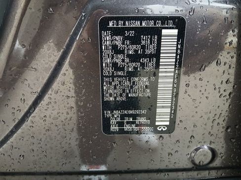 Used 2022 INFINITI QX80 Luxe w/ All-Season Package image 38