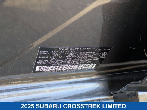 Certified 2025 Subaru Crosstrek 2.5i Limited w/ Crosstrek Mirror Package image 29