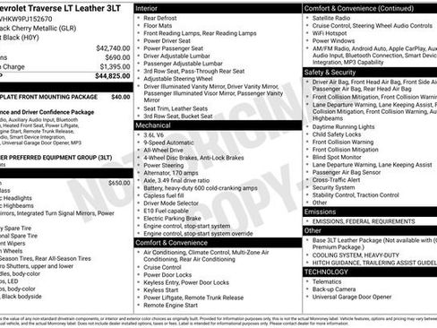 Certified 2023 Chevrolet Traverse LT image 34