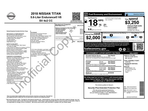 Used 2018 Nissan Titan SV image 15