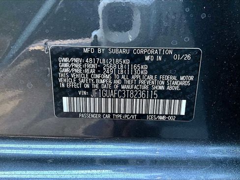 New 2026 Subaru Impreza 2.0i Sport image 19