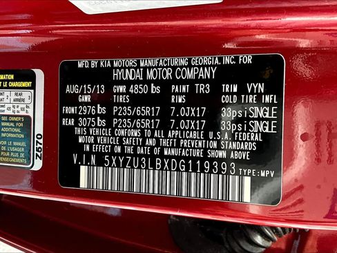 Used 2013 Hyundai Santa Fe Sport w/ Technology Pkg image 33