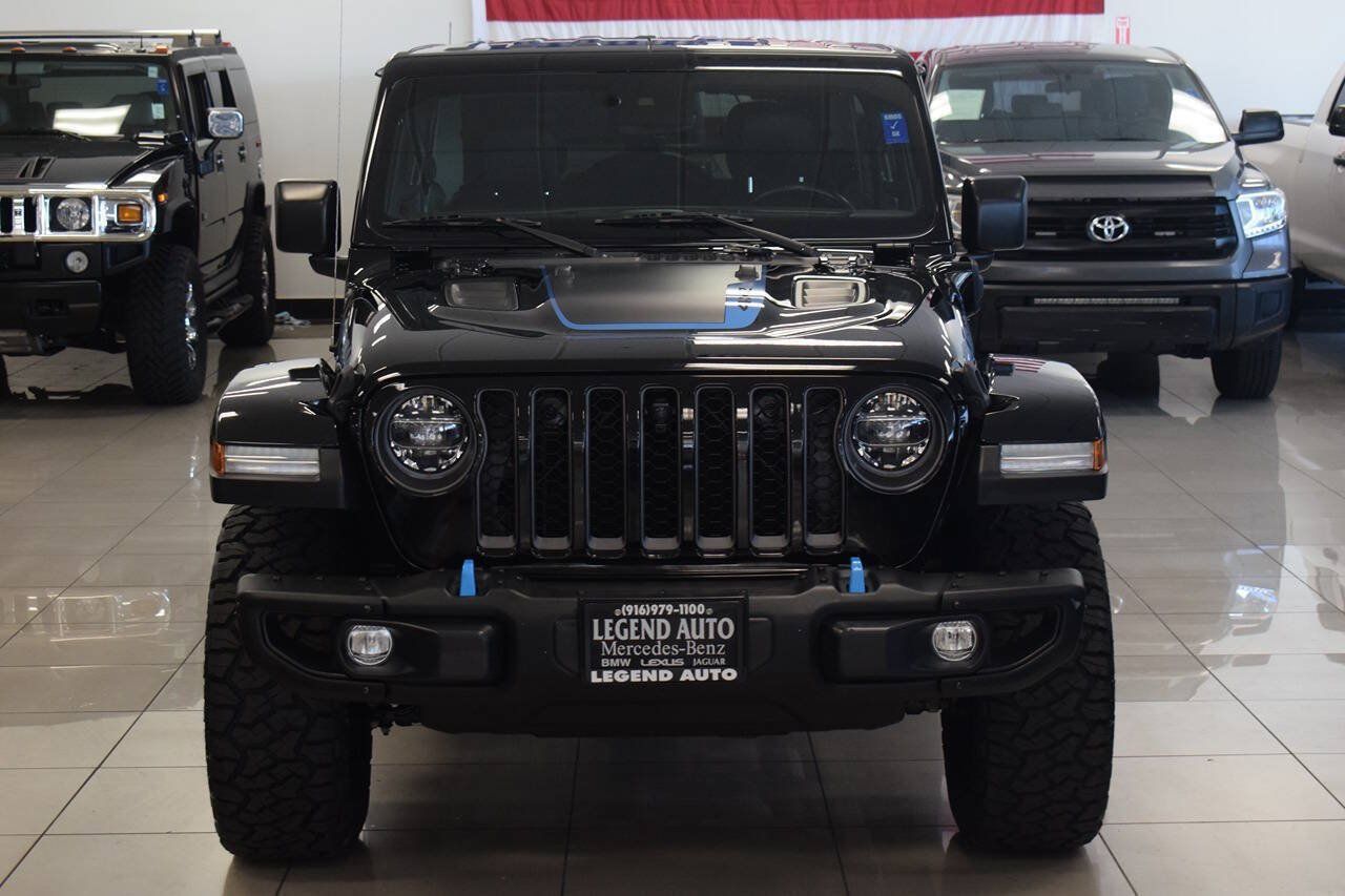 Used 2021 Jeep Wrangler Unlimited Rubicon 4xe w/ Steel Bumper Group AWD/4WD image 2
