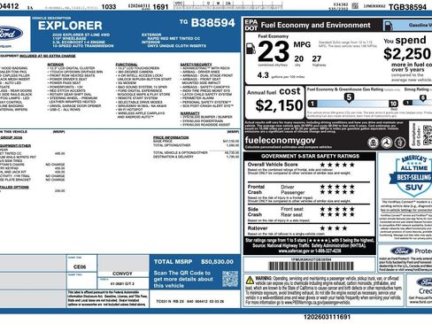 New 2026 Ford Explorer ST-Line AWD/4WD image 48