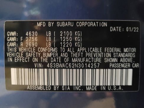 Used 2022 Subaru Legacy Premium AWD/4WD image 33
