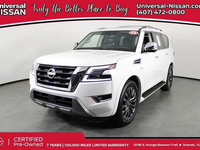 Certified 2022 Nissan Armada Platinum w/ Captain's Chairs Package