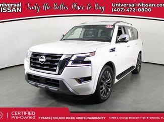 Certified 2022 Nissan Armada Platinum w/ Captain's Chairs Package 360° Tour