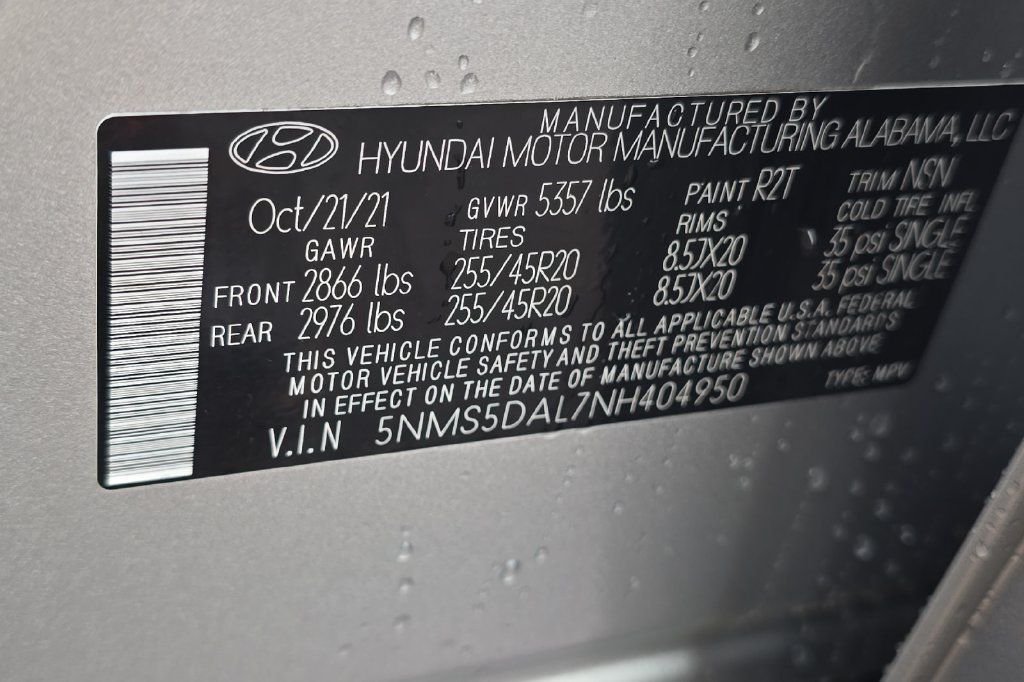 Certified 2022 Hyundai Santa Fe Calligraphy AWD/4WD image 25