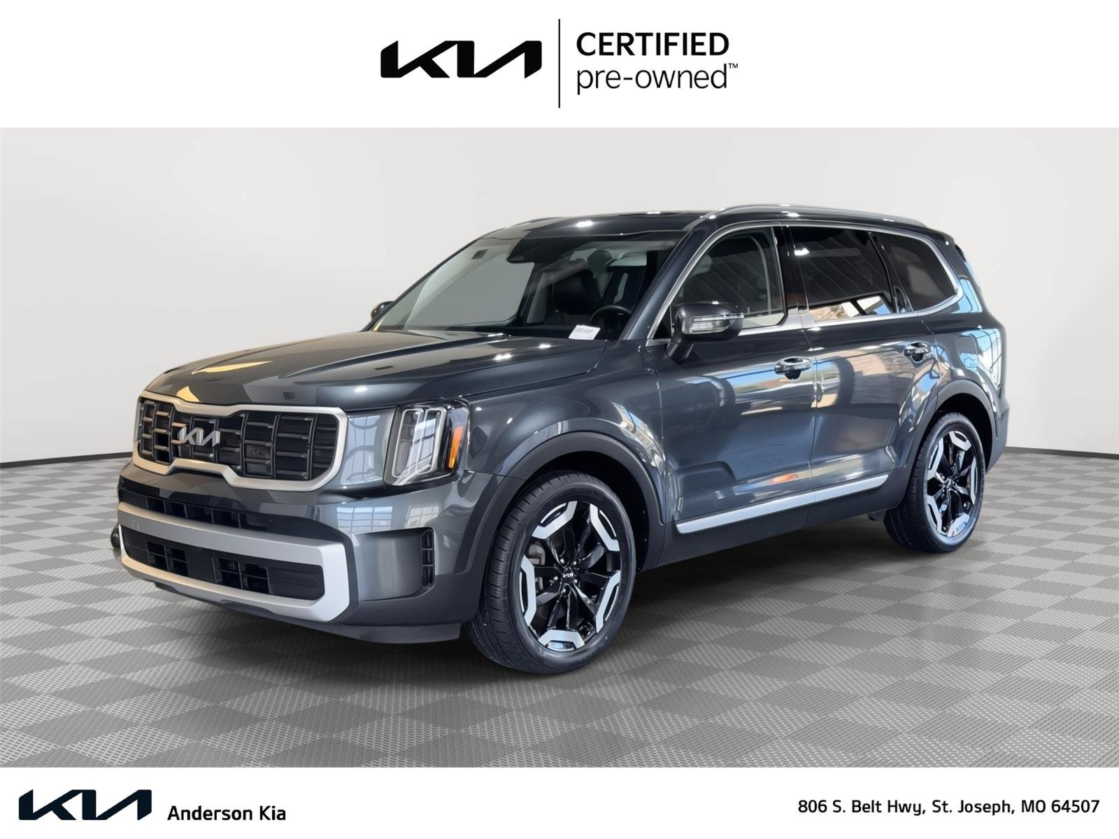Certified 2024 Kia Telluride S w/ S Sunroof Package AWD/4WD image 1