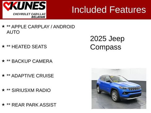 Used 2025 Jeep Compass Limited AWD/4WD image 3