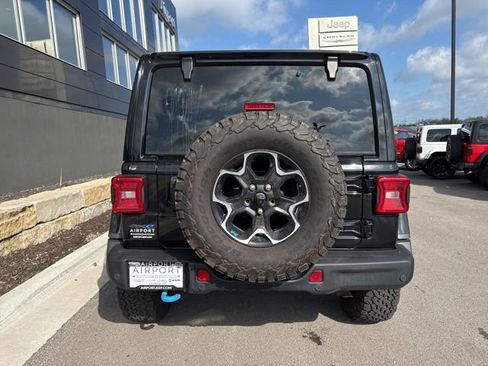 Used 2022 Jeep Wrangler Unlimited Rubicon 4xe w/ Steel Bumper Group AWD/4WD image 4