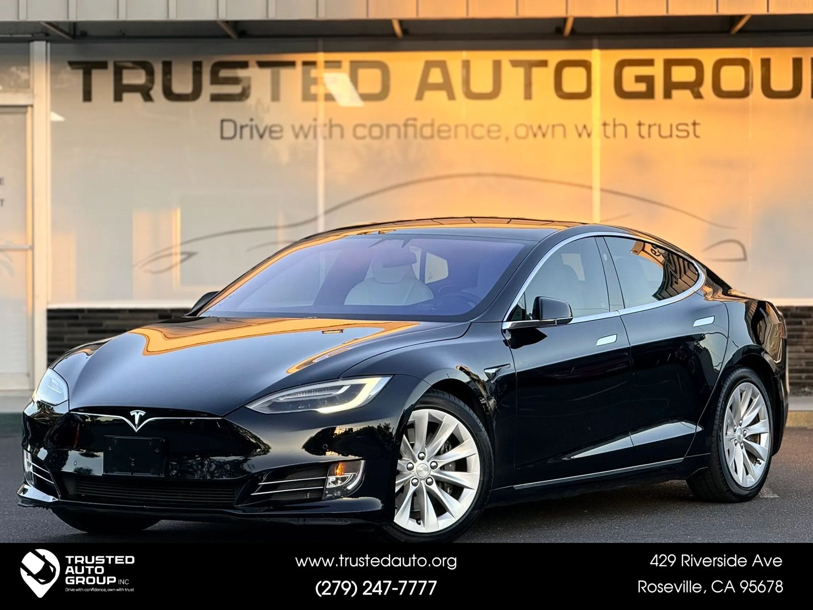 Used 2017 Tesla Model S 75D AWD/4WD image 1