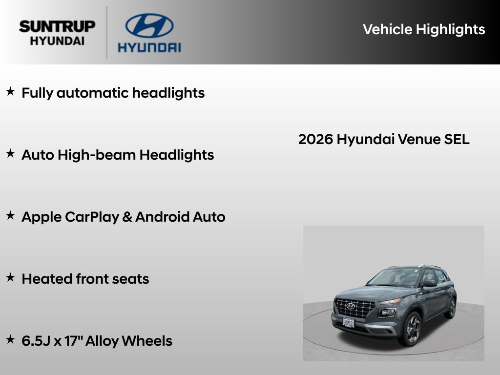 Used 2026 Hyundai Venue SEL FWD image 16