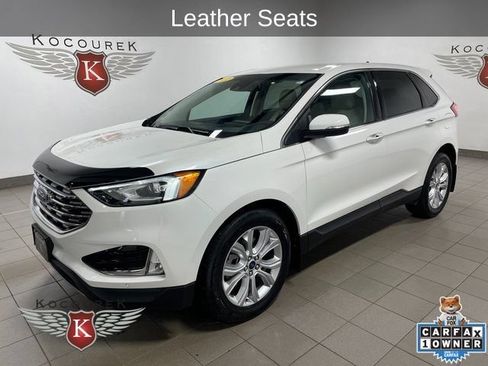 Used 2022 Ford Edge Titanium w/ Class II Trailer Tow Package AWD/4WD image 3