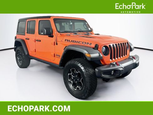 Used 2023 Jeep Wrangler Unlimited Rubicon w/ LED Lighting Group AWD/4WD image 1