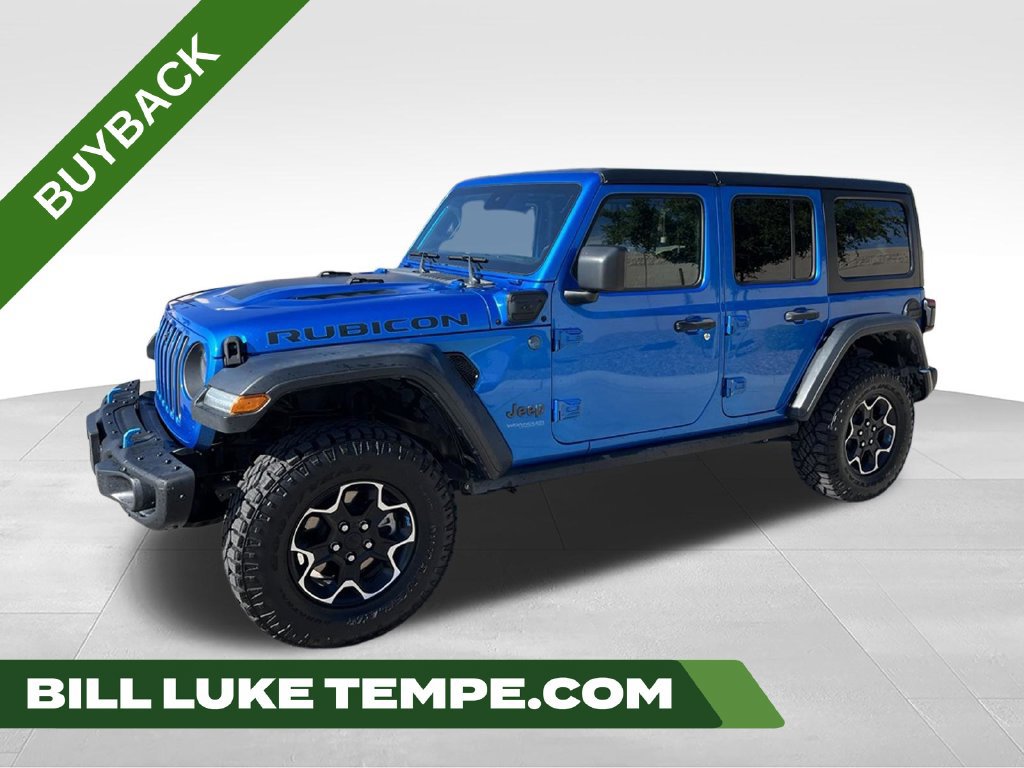 Used 2022 Jeep Wrangler Unlimited Rubicon 4xe w/ Steel Bumper Group AWD/4WD image 1