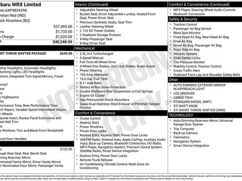 Used 2023 Subaru WRX Limited image 5