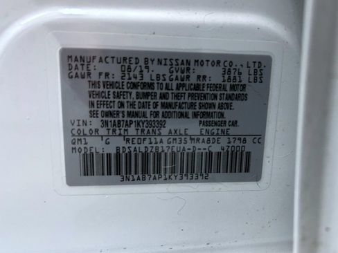 Used 2019 Nissan Sentra SV FWD image 25