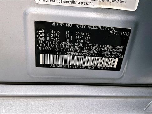 Used 2012 Subaru Legacy 2.5i Premium w/ All-Weather Pkg image 35