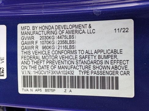 Used 2022 Honda Accord Sport image 23