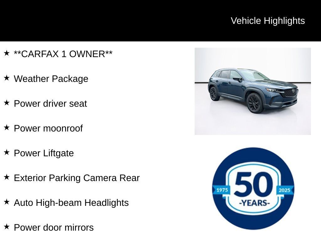Used 2023 MAZDA CX-50 2.5 S w/ Weather Package AWD/4WD image 9