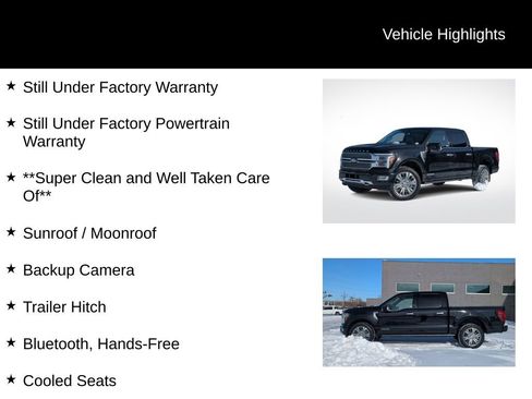 Used 2024 Ford F150 Platinum w/ Equipment Group 703A Plus image 16