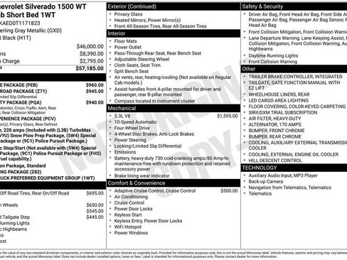New 2026 Chevrolet Silverado 1500 W/T w/ WT Value Package image 4