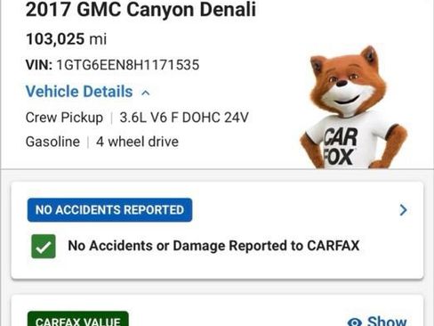 Used 2017 GMC Canyon Denali AWD/4WD image 5