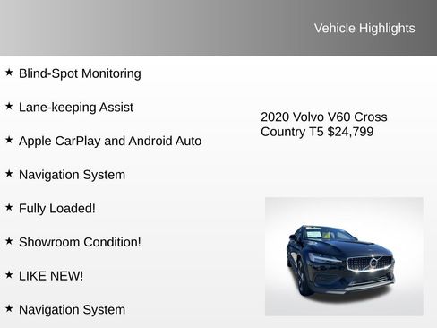 Used 2020 Volvo V60 T5 Cross Country image 8