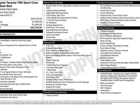 Used 2023 Toyota Tacoma TRD Sport image 2