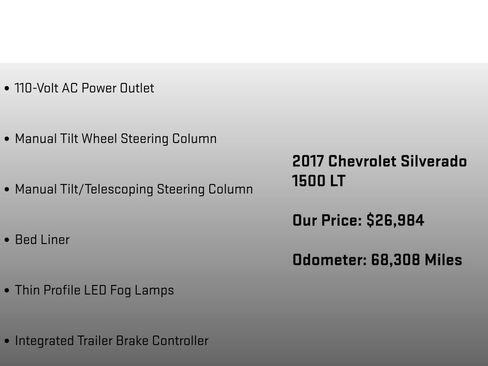 Used 2017 Chevrolet Silverado 1500 LT w/ All Star Edition AWD/4WD image 18