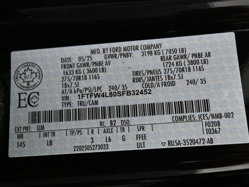 Used 2025 Ford F150 Tremor w/ Bed Utility Package AWD/4WD image 16