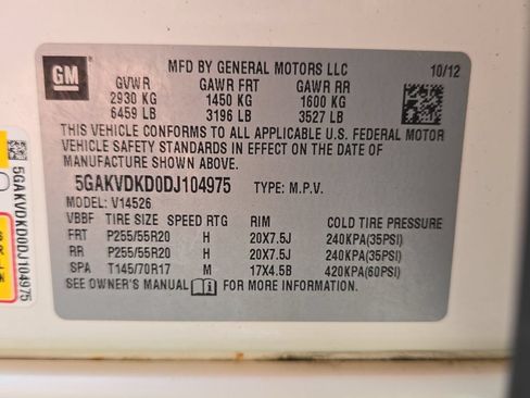 Used 2013 Buick Enclave Premium w/ Trailering Provision Package AWD/4WD image 37