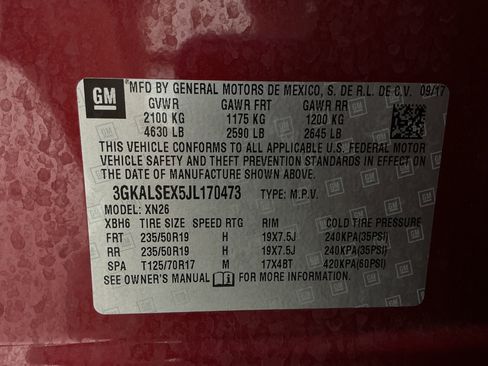 Used 2018 GMC Terrain Denali w/ Advanced Safety Package FWD image 52