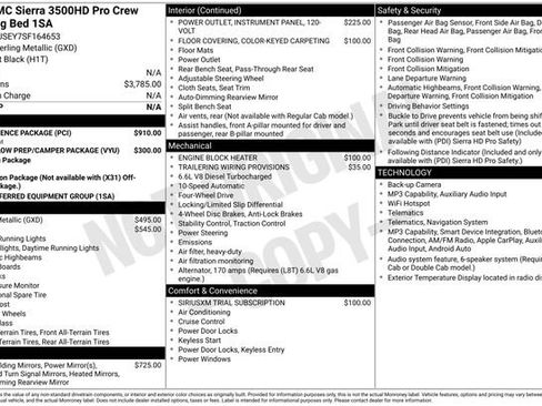 Used 2025 GMC Sierra 3500 Pro w/ Convenience Package AWD/4WD image 18