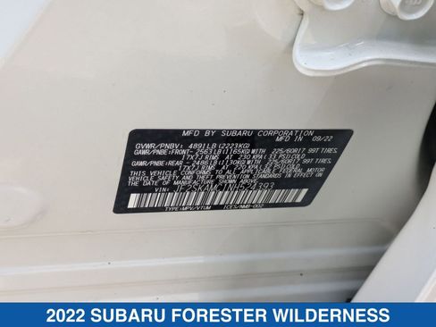 Certified 2022 Subaru Forester Wilderness image 40