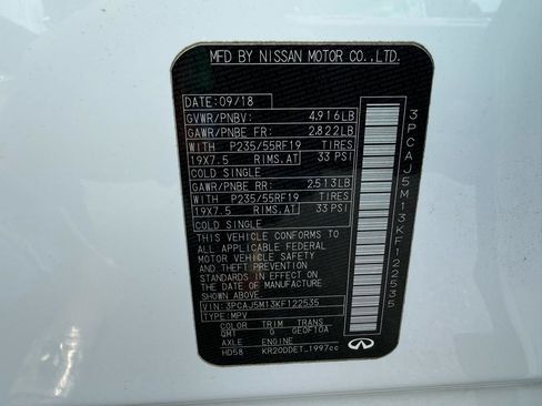 Used 2019 INFINITI QX50 Luxe FWD image 51