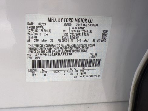 Certified 2024 Ford Edge SEL AWD/4WD image 19