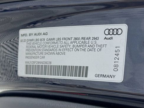 Certified 2022 Audi A7 3.0T Prestige w/ S Line Package AWD/4WD image 32