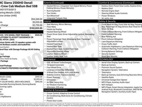 New 2026 GMC Sierra 2500 Denali Ultimate AWD/4WD image 25