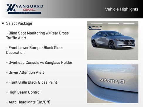 Used 2019 MAZDA MAZDA3 Sedan w/ Select Package FWD image 5